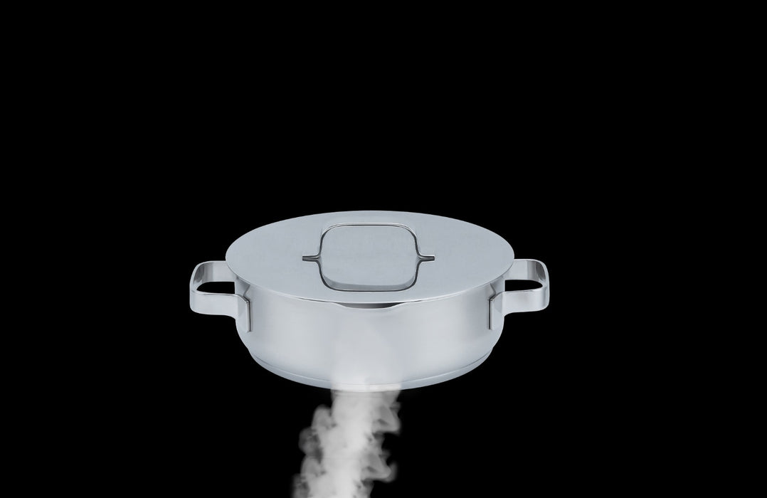 Stainless steel roasting bowl 24 cm